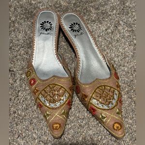 yellow box mules!! So pretty